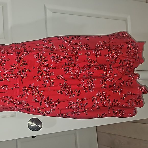 Xhilaration Women Smocked Wrap around Floral Multicolor Mini Dress Size L - Picture 5 of 15